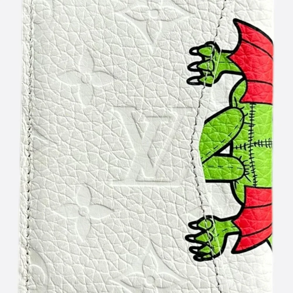 Louis Vuitton White Taurillon Friends Monogram Pocket Organizer - Picture 2 of 4